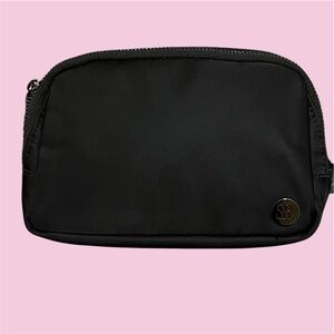 Sunrider Black Nylon Belt Bag